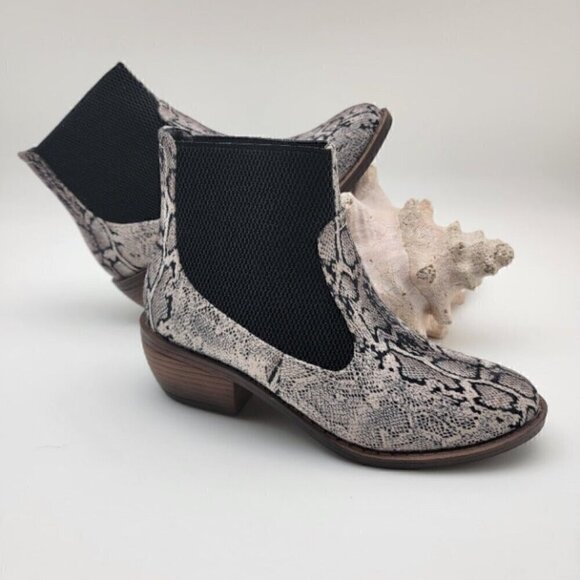 Corkys Shoes - BUY ONE GET ONE FREE Corky's  slip on snake skin print booties Size 7